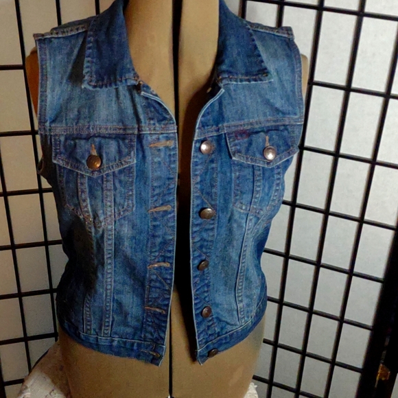 Adam Levine Collection Jackets & Blazers - Adam Levine Jean Vest